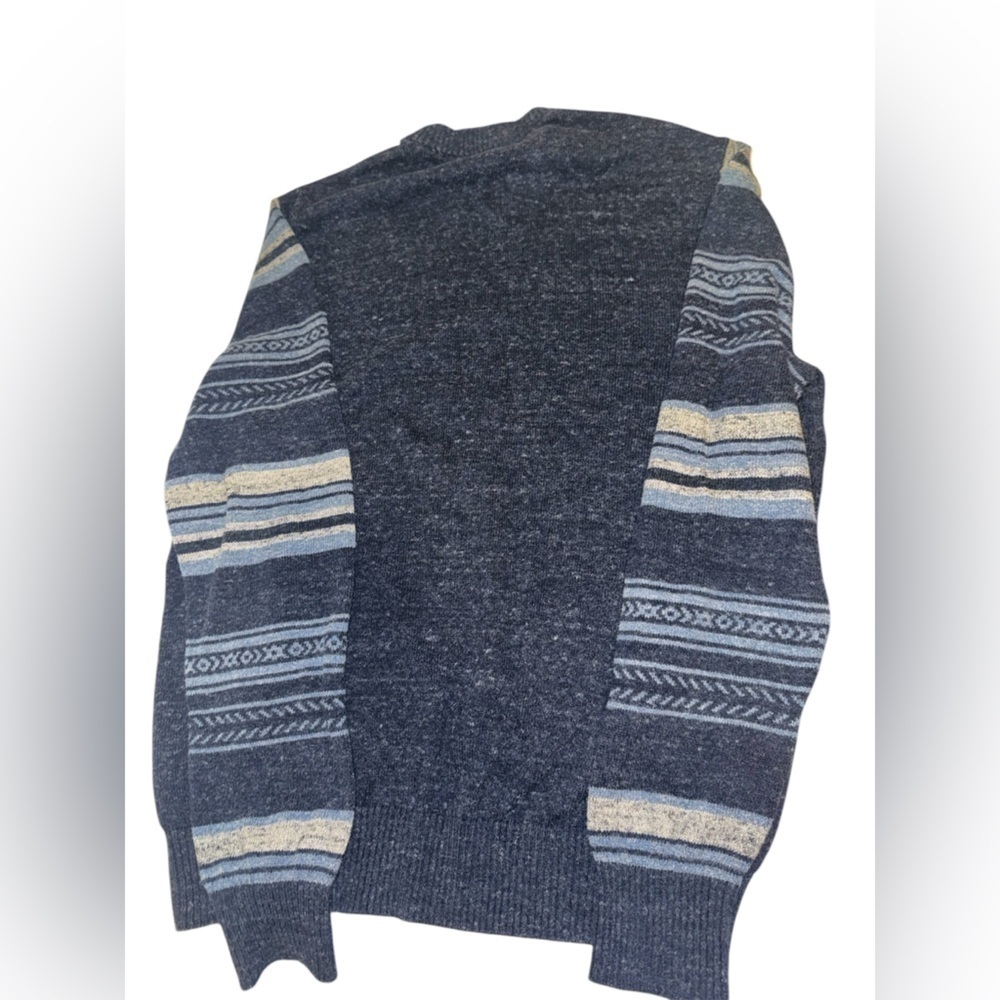 Gap Men's Blue Crewneck Patterned Sweater Size Large - Picture 2 of 3